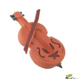 Natural de borracha teether double bass - Les Moustaches Kit com 10 Peças