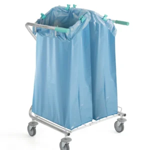 TTS Carro Cromado Quadrado 2x120 L Pó para Motosserra