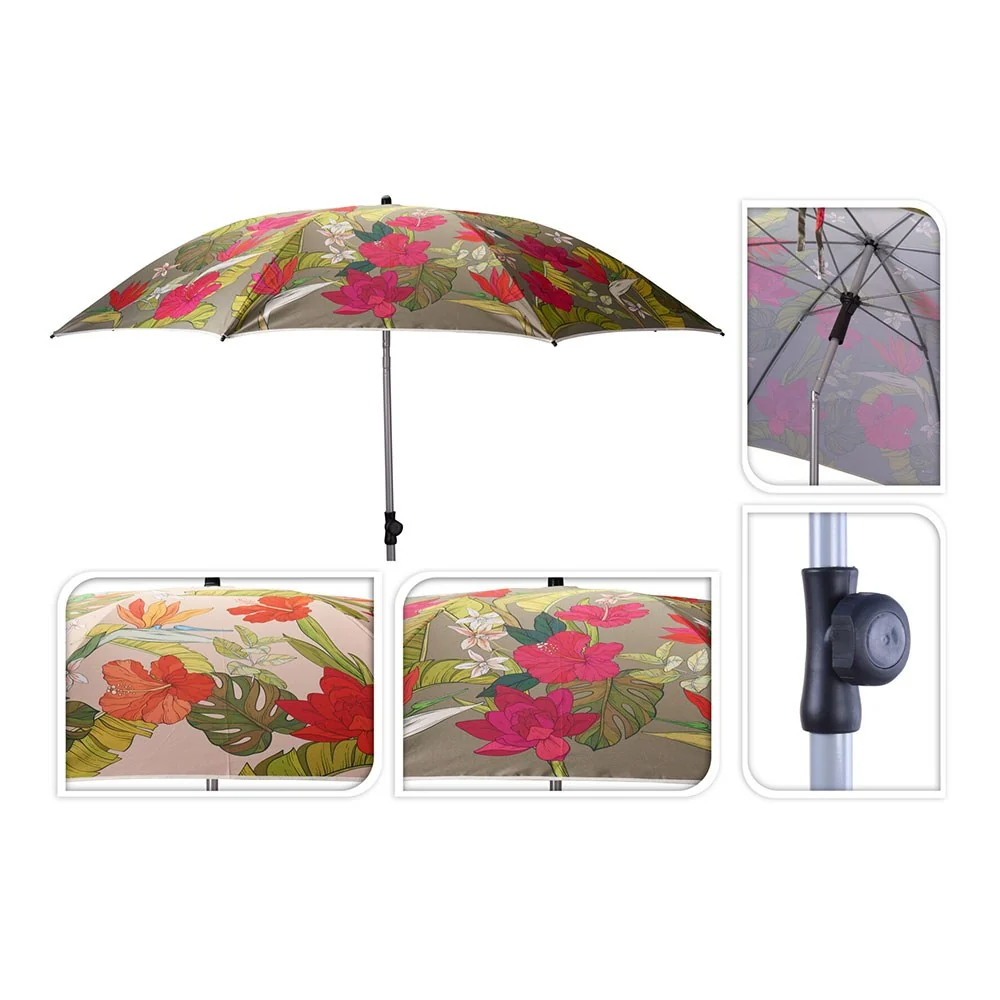 Vela de Ignição PARA-SOL DE PRAIA DE FLORES, MODELOS VARIADOS, Ø200 X 180 CM
