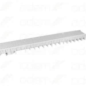 Canal 4YOU com Grelha Plástico Cinza Alt. desde 5.45cm Kit com 10 Peças