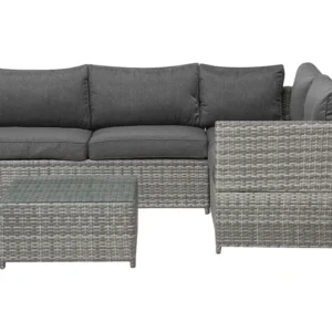 Kit de Manutenção Lounge Set AVOLA PE Rattan Grey Left Hand 4 Seater