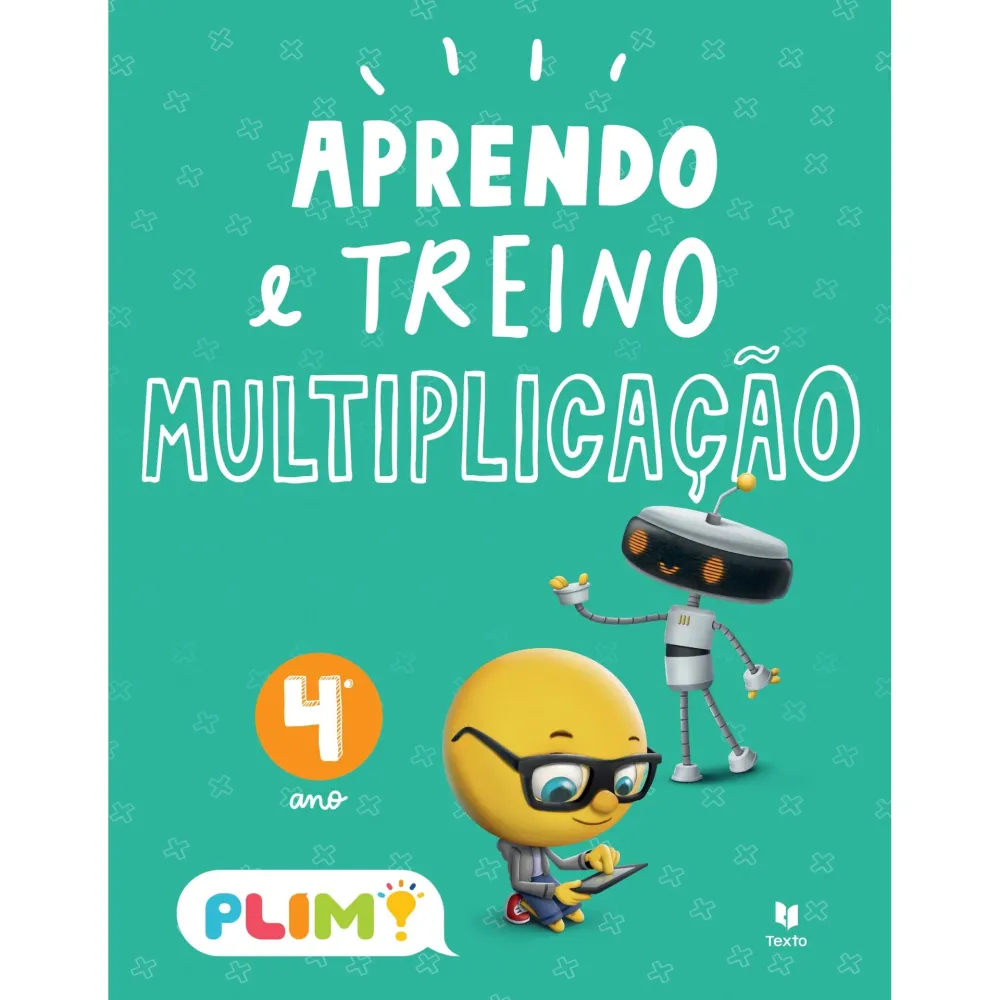 Lâmina para Plim! Aprendo e Treino Multiplicação 4.º Ano