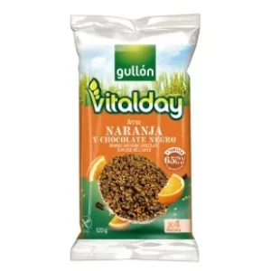 Profissional Alta Resistência Bolacha de Arroz Laranja 4x2 Vitalday Gullon 120g