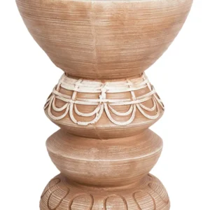 Plant Pot DISPORUM Em cerâmica Light Brown