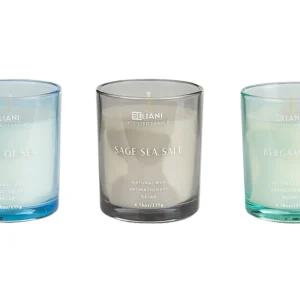 Sachê Perfumado Set 3 Scented Candles SHEER JOY Soy Wax Novo Notes