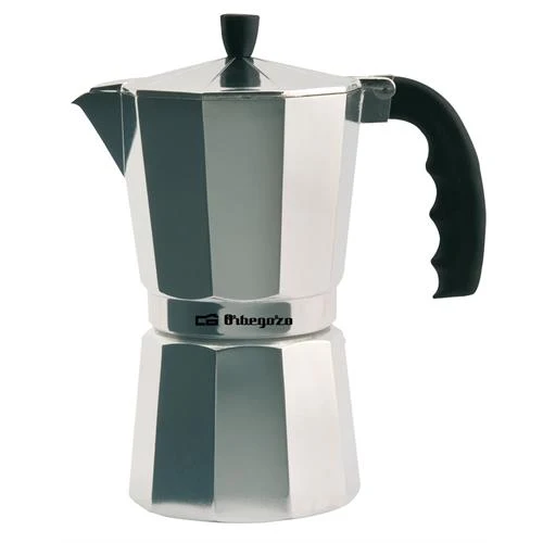 Cafeteira Orbegoz KF200 | 2 Chávenas, Alumínio, Placas Elétricas