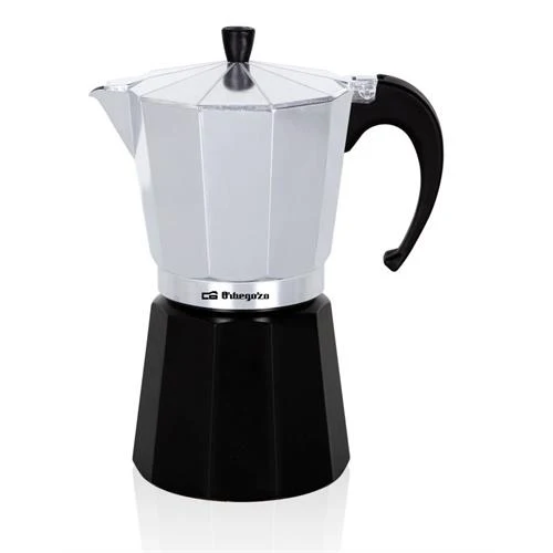 Cafeteira Orbegoz KFM1230 | 12 Chávenas, Alumínio Cinza / Preto