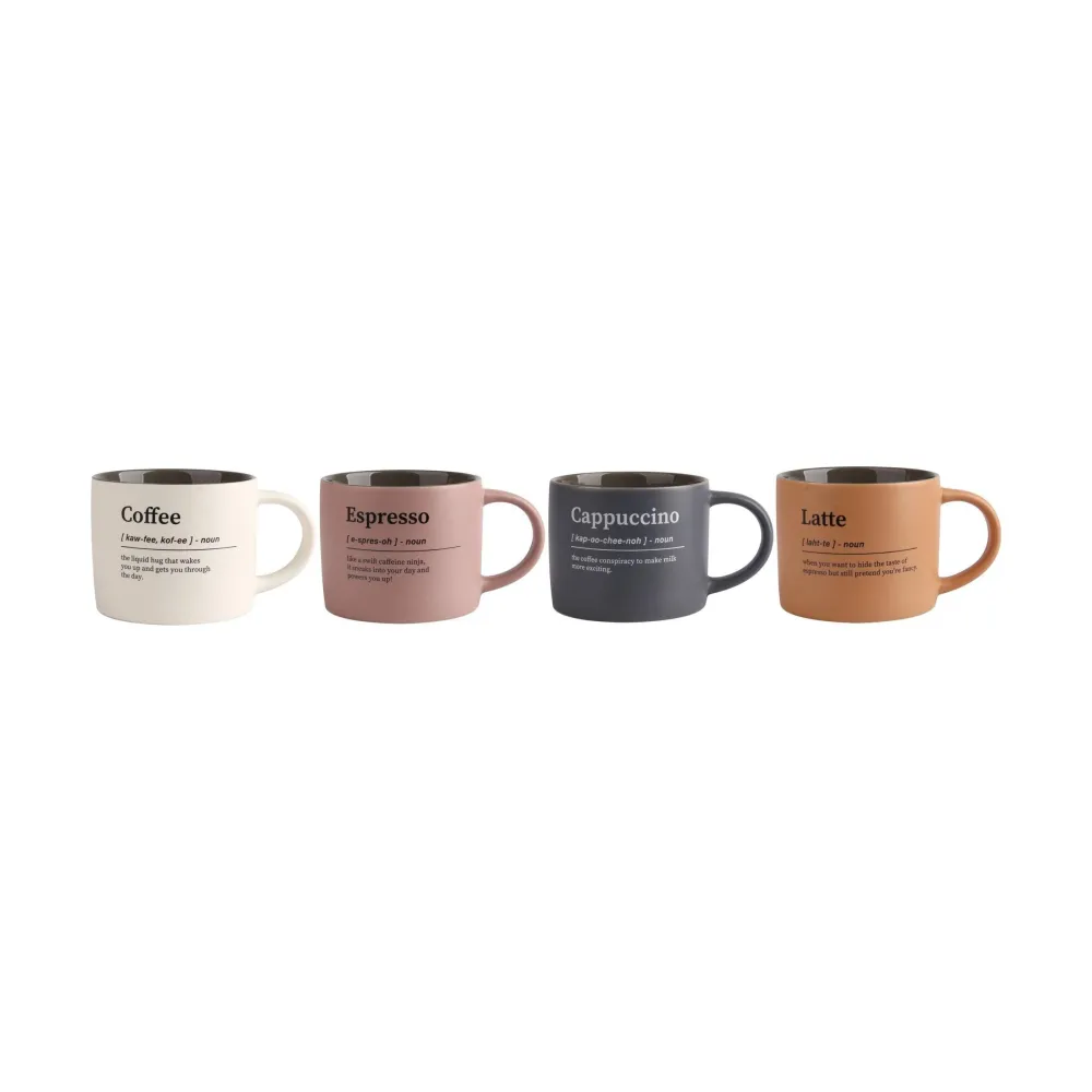 Conjunto 4 Chávenas Chá 250ml Espresso
