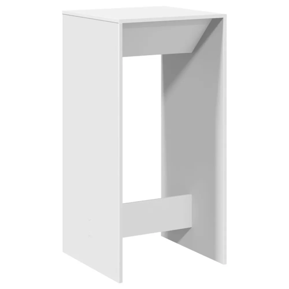 Mesa de bar 51x50x103,5 cm derivados de madeira branco com Garantia do Fabricante