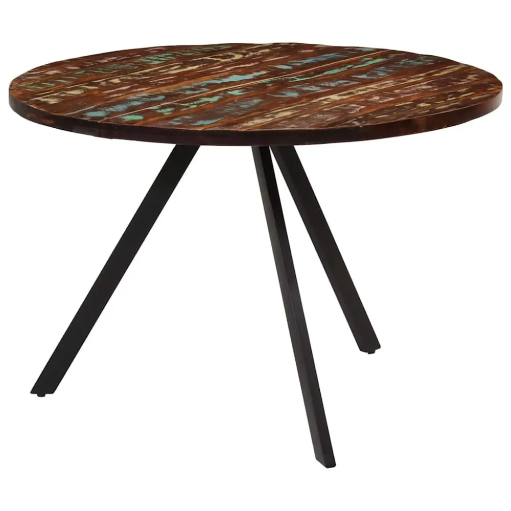 Serviço de Chá Mesa de jantar 110x75 cm madeira recuperada maciç