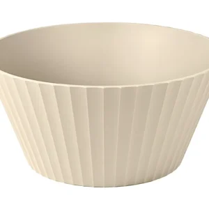 Tigela Nettuno Paestum 25cm Creme - Coleção intemporal e resistente choques