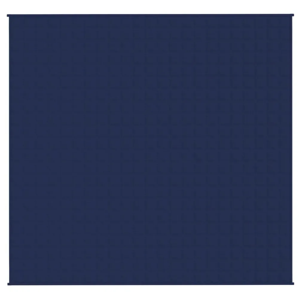 Manta pesada 15 kg 220x230 cm tecido azul