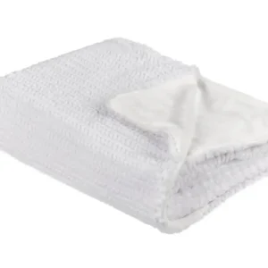 Cobertor Leve Manta BJAS 150 x 200 cm Branco