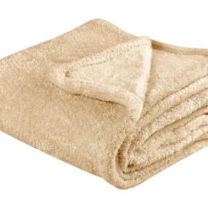 Manta NAMDU 125 x 150 cm Cor de areia para Crianças