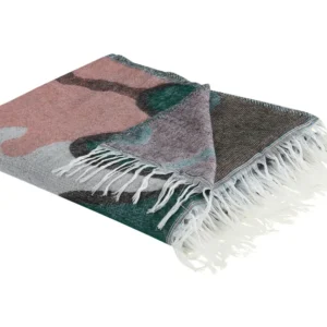 Manta SOMANI Tecido 130 x 170 cm Multicolorido