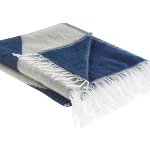 Manta de Viagem Manta HALEDE 130 x 170 cm Azul