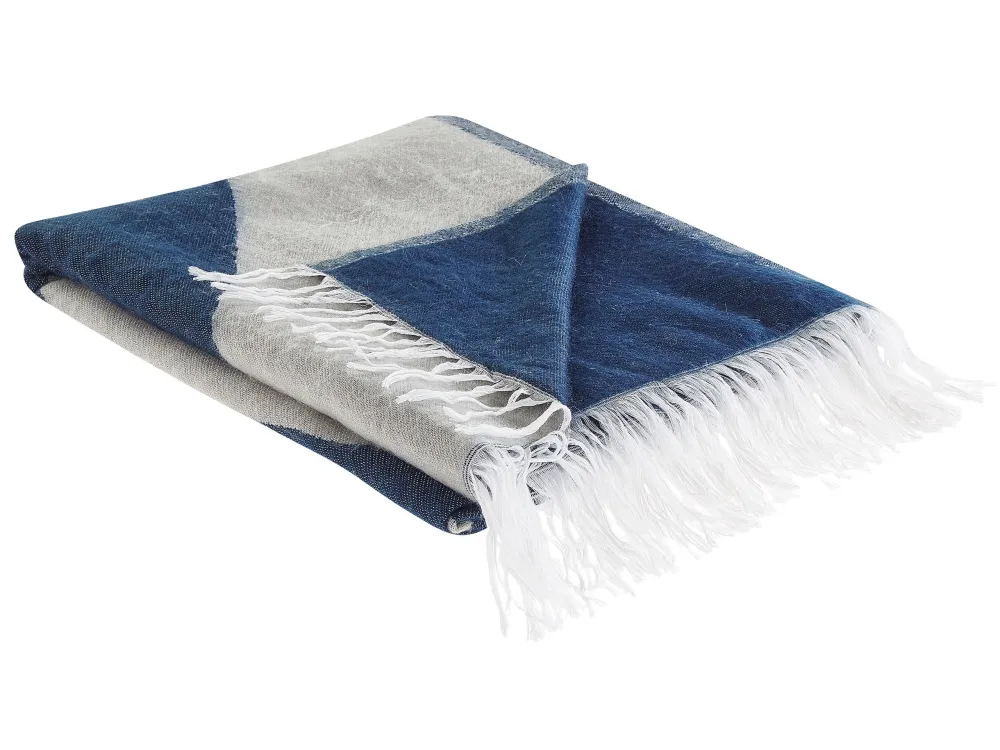 Manta de Viagem Manta HALEDE 130 x 170 cm Azul