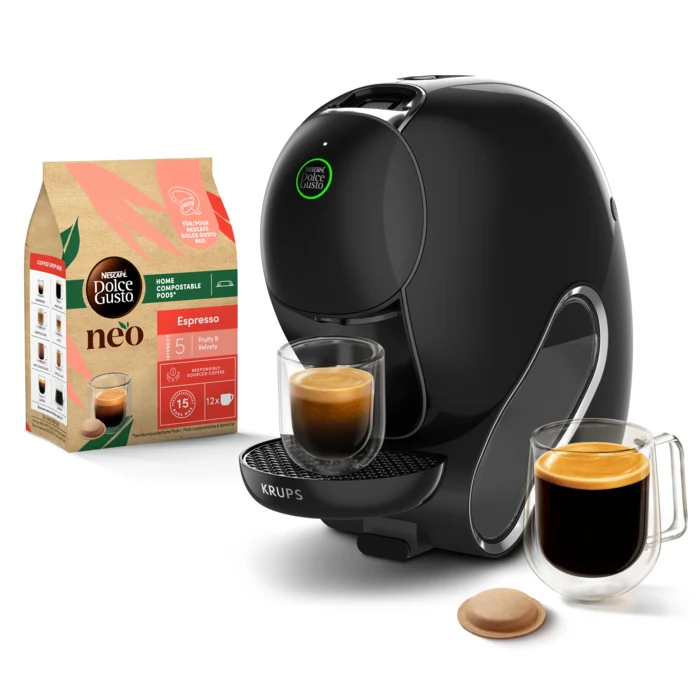 Máquina de Café Cápsulas Krups Neo Preta Kp 830810 | 15 bares, Automática, Touch