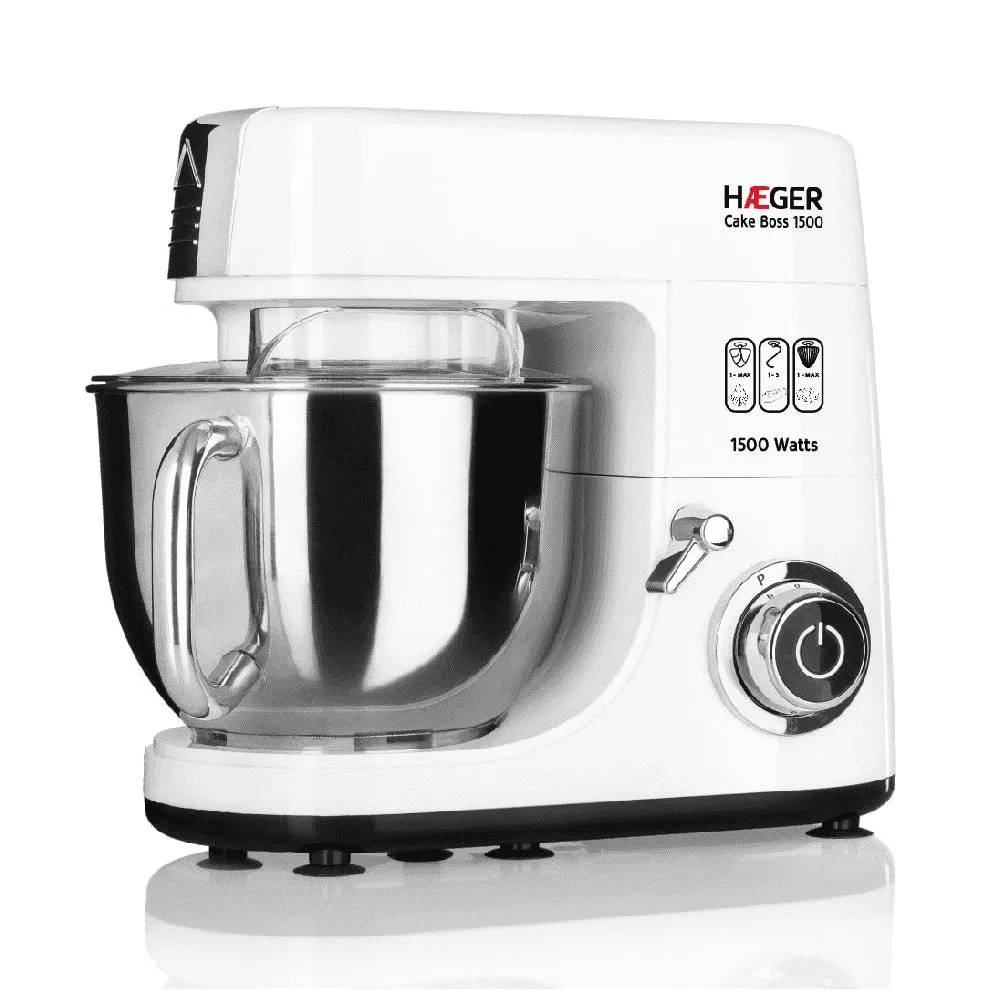 Certificado CE Batedeira HAEGER CAKE BOSS | 1500W, 6L, Planetária