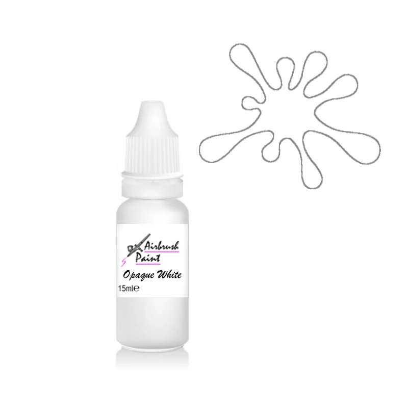 Tinta Aerografia Opaco White 15ml com Garantia de Durabilidade