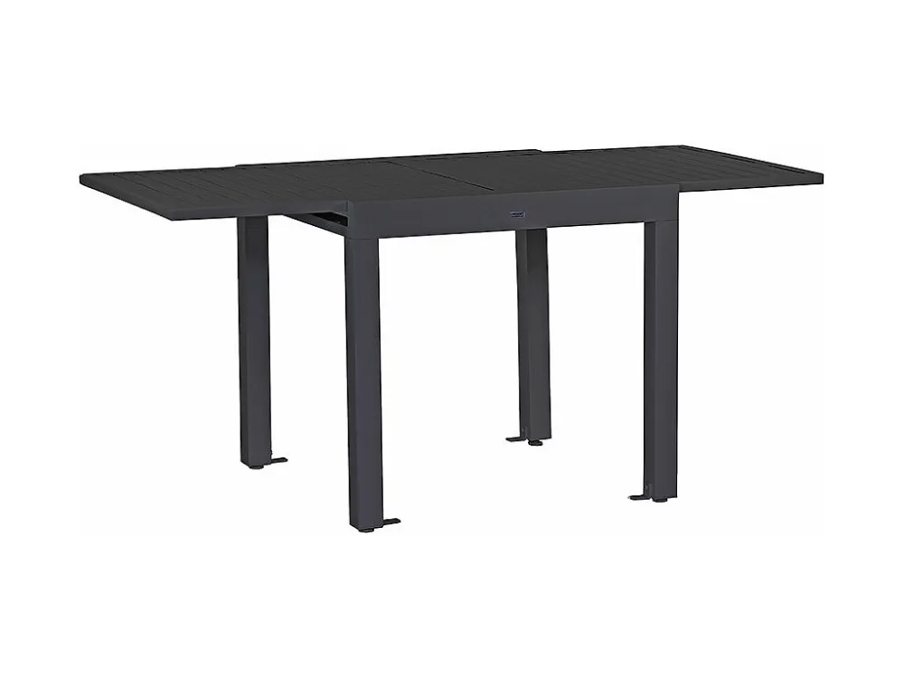 Estosa - Mesa extensível de alumínio para jardim 82-163 cm Lipari cinza PRIVATE GARDEN