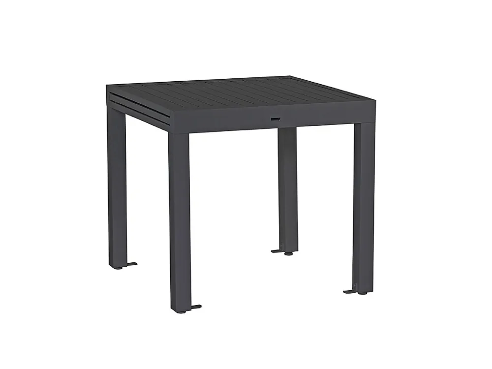 Estosa - Mesa extensível de alumínio para jardim 82-163 cm Lipari cinza PRIVATE GARDEN