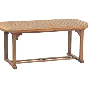 Estosa - Mesa extensível retangular de madeira para jardim 150-200cm Brian PRIVATE GARDEN