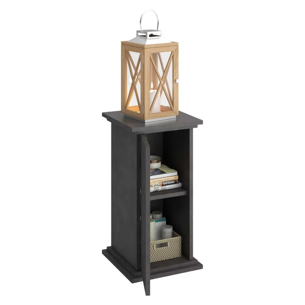 FMD Mesa decorativa com porta 57,4 cm cor matera para Churrasqueiras e Áreas de Lazer