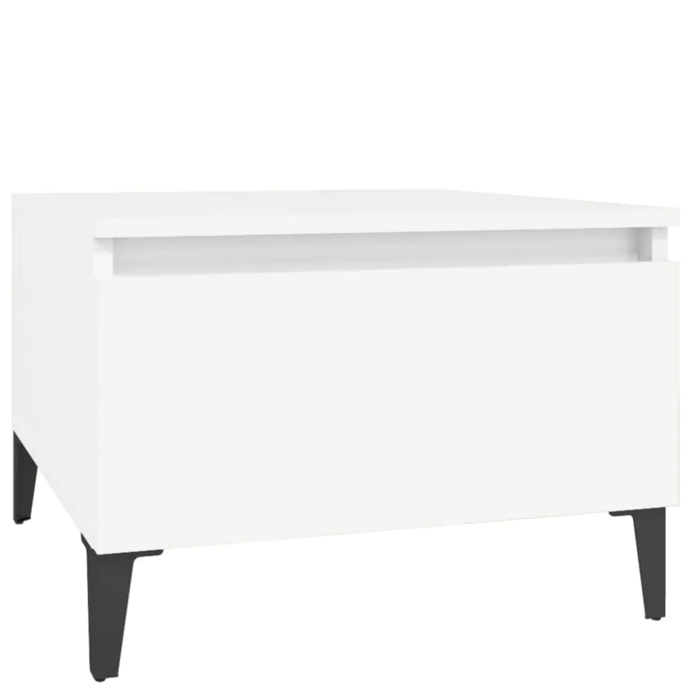 Mesa de Bistrô Mesa de apoio 50x46x35 cm derivados de madeira branco