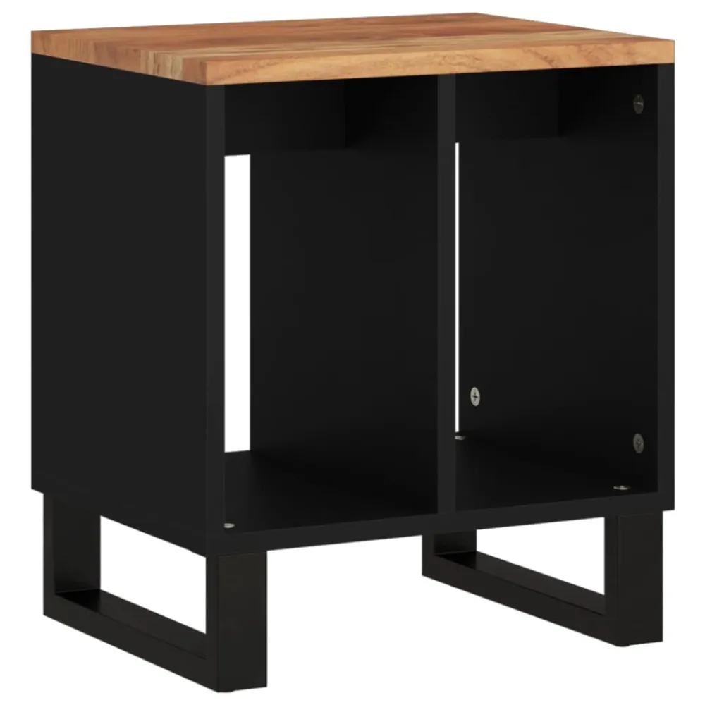Mesa de Centro para Mesa de apoio 40x31x46 cm acácia maciç/derivados de madeira