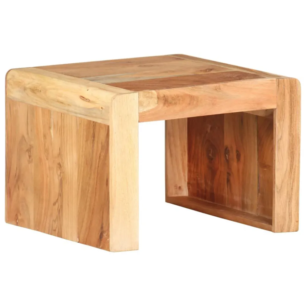 Mesa de Centro para Mesa de apoio 43x40x30 cm madeira de acácia maciç