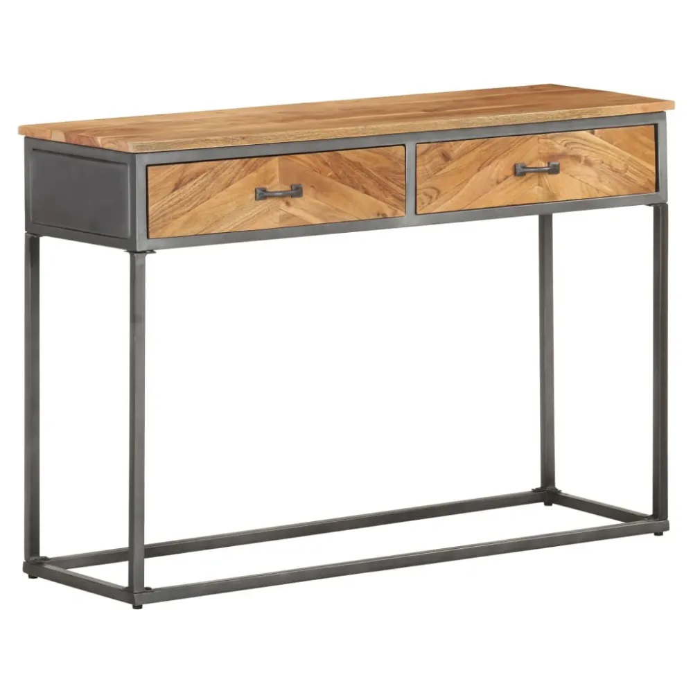 Mesa consola 110x35x75 cm madeira de acácia maciç Dimensões 120x80cm