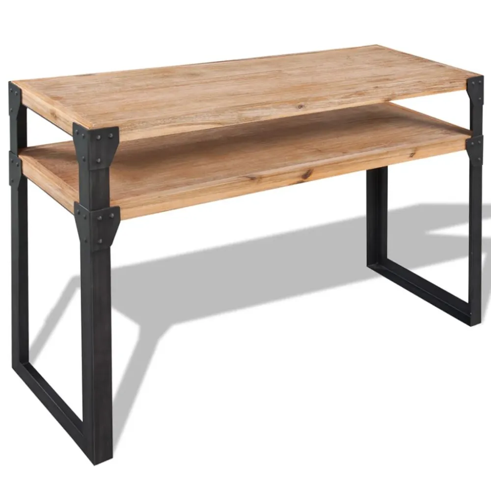 Mesa consola, madeira de acácia maciç, 120x40x85 cm Dimensões 120x80cm