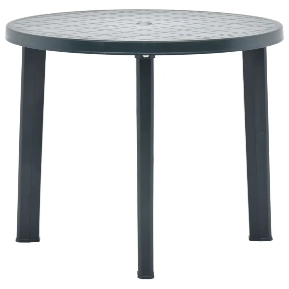 Mesa Dobrável para Mesa de jardim 89 cm plástico verde