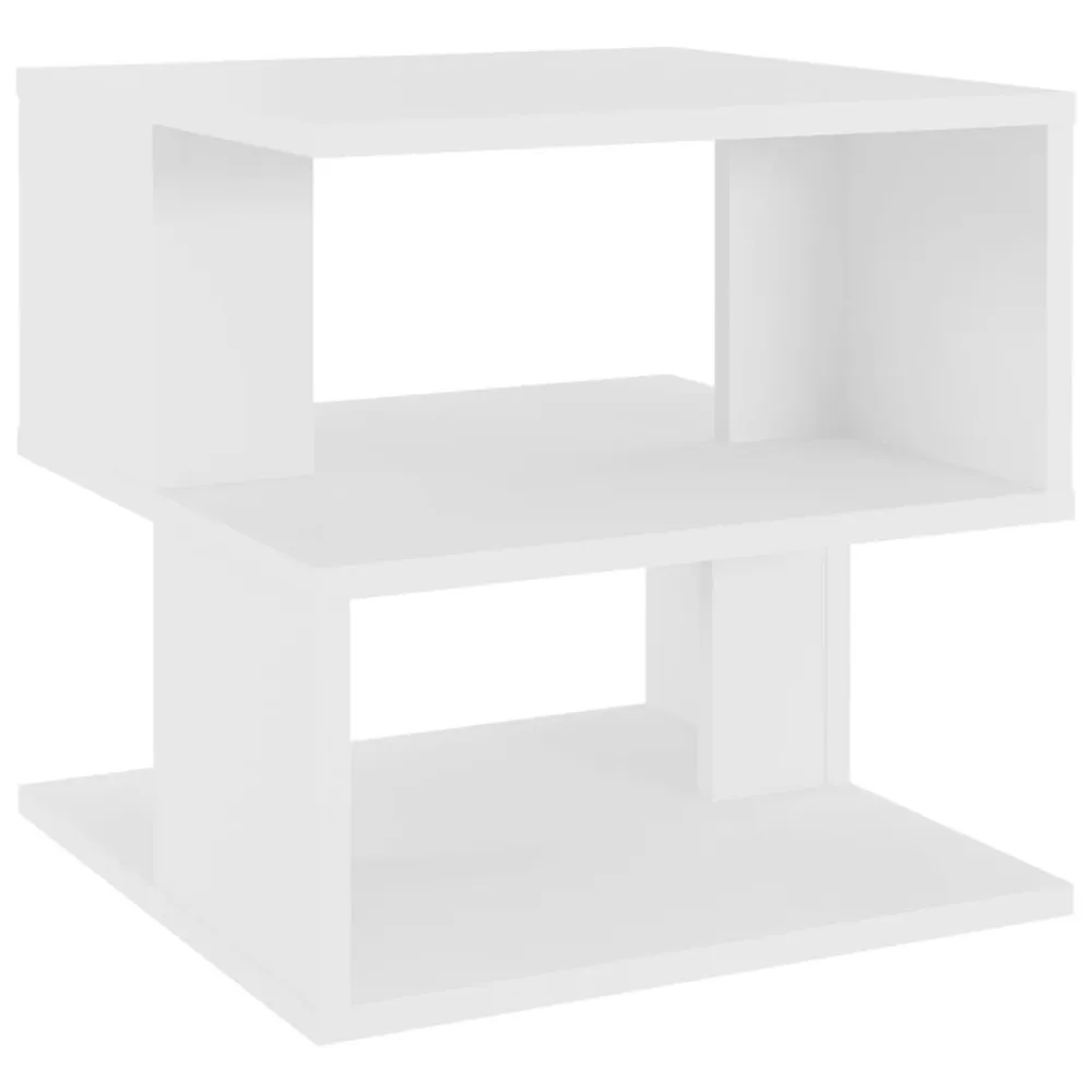 Mesa de Jardim Mesa de apoio 40x40x40 cm derivados de madeira branco