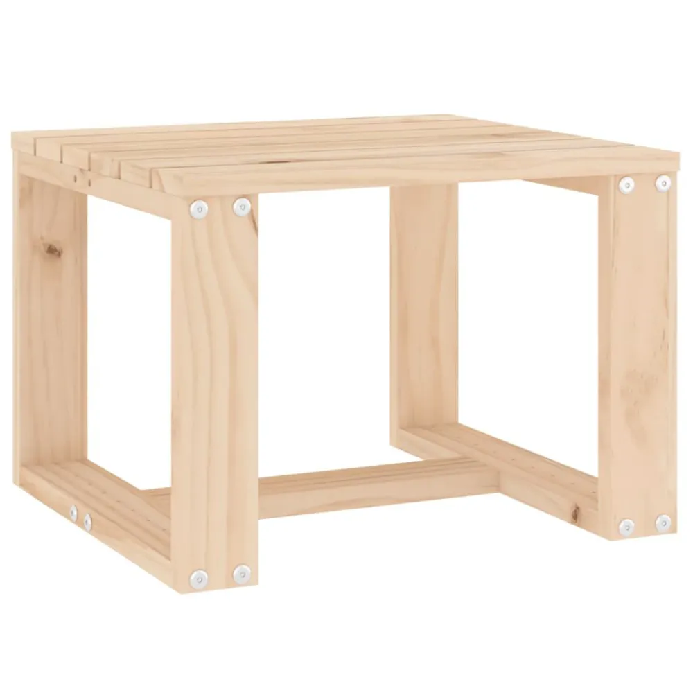 Mesa de Jardim Mesa de apoio para jardim 40x38x28,5 cm madeira de pinho maciç