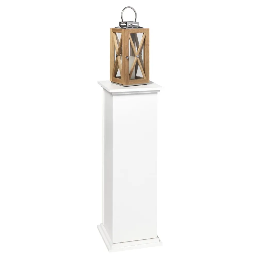 Mesa de Pátio FMD Mesa de apoio com porta 88,5 cm branco