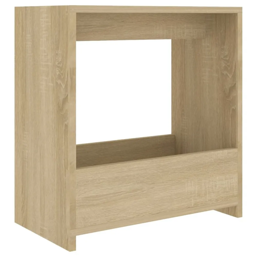 Mesa de Pátio Mesa de apoio 50x26x50 cm derivados de madeira carvalho sonoma