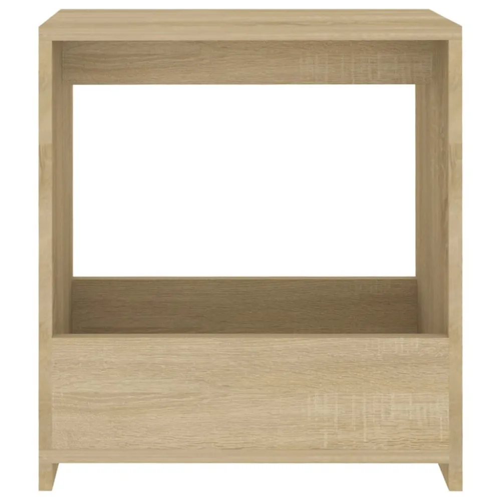 Mesa de Pátio Mesa de apoio 50x26x50 cm derivados de madeira carvalho sonoma