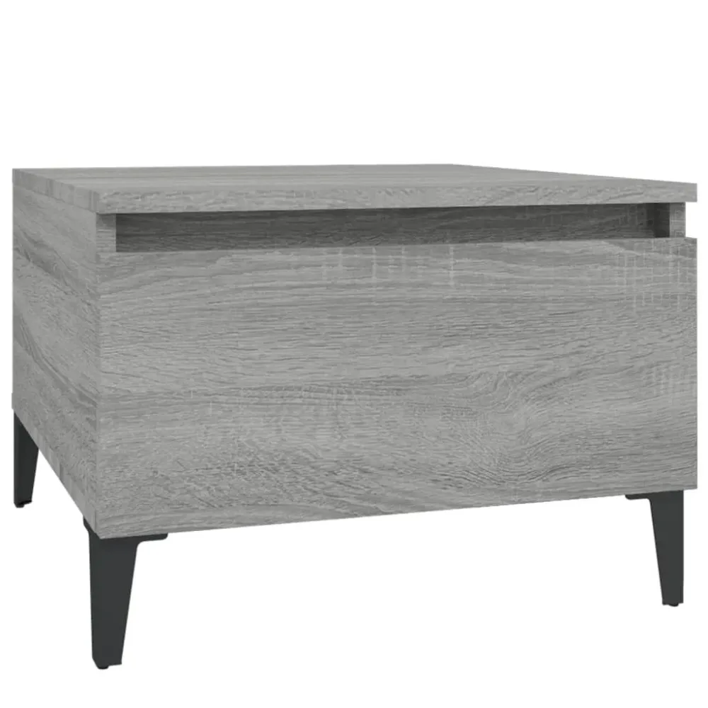 Premium para Exterior Mesa de apoio 50x46x35 cm derivados de madeira cinzento sonoma