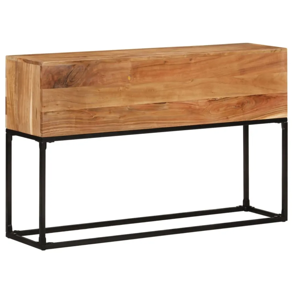 Premium para Exterior Mesa consola 120x30x75 cm madeira de acácia maciç