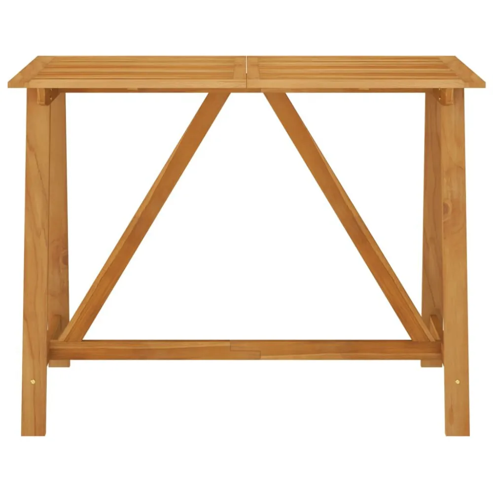 Mesa de bar para jardim 140x70x104 cm madeira de acácia maciç para Churrasqueiras e Áreas de Lazer
