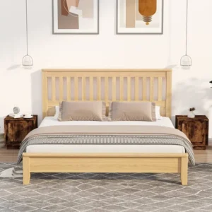 Cama Articulada Mesa cabeceira 2peças 44x35x45cm derivado madeira carvalho fumado