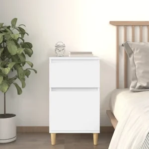 Mesa de cabeceira 40x35x70 cm branco para Organização de Roupas