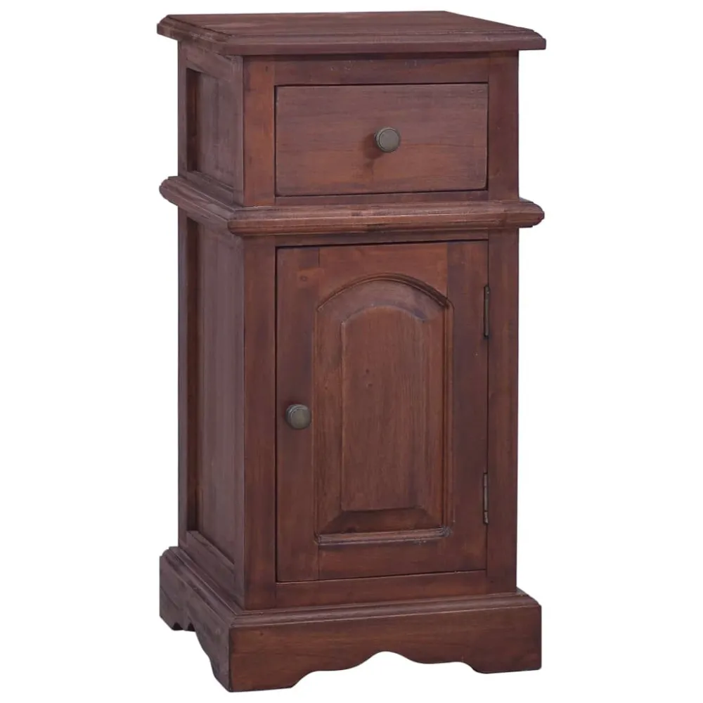 Mesa de cabeceira madeira mogno maciç castanho eterno para Quartos de Casal