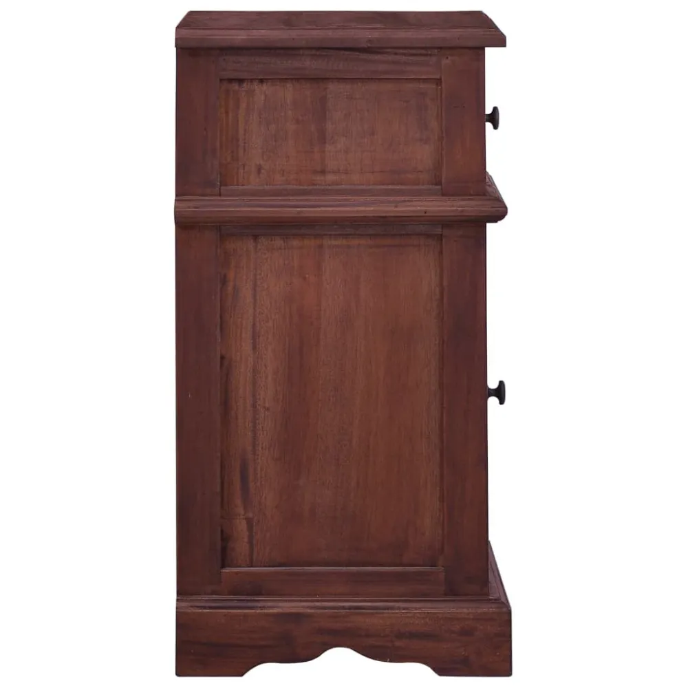 Mesa de cabeceira madeira mogno maciç castanho eterno para Quartos de Casal