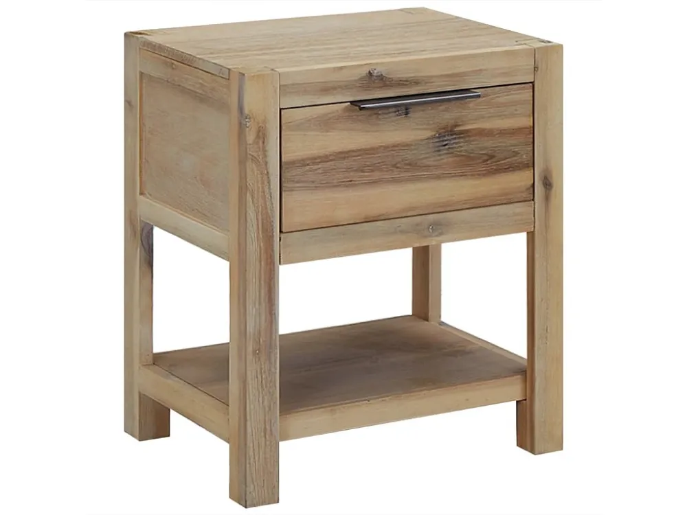 Mesas de cabeceira com gavetas 2 peças 40x30x48 cm acácia maciç Tecido Resistente