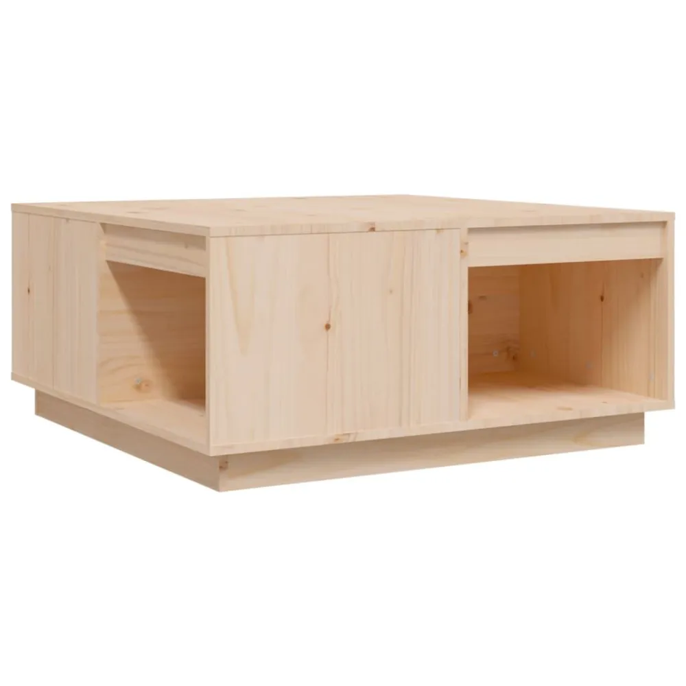 Mesa de Bistrô Mesa de centro 80x81x36,5 cm madeira de pinho maciç