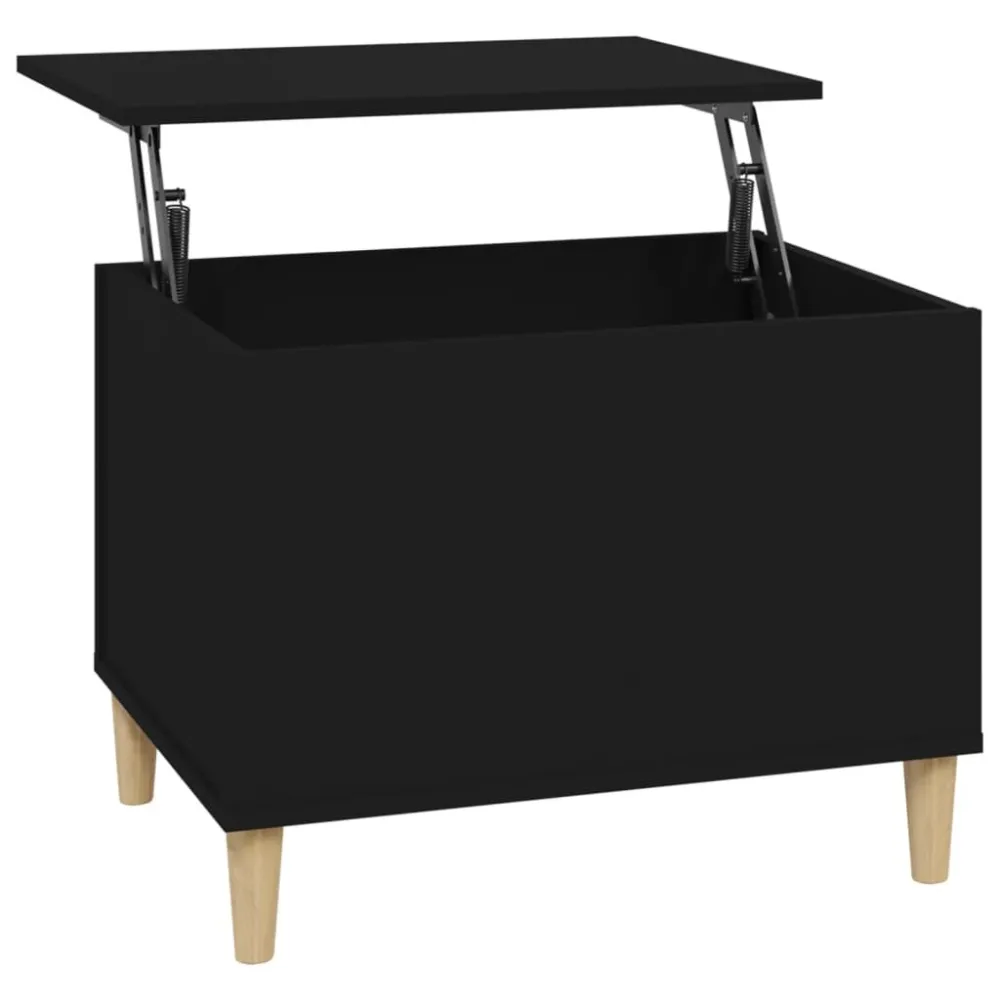 Mesa de Canto para Mesa de centro 60x44,5x45 cm derivados de madeira preto