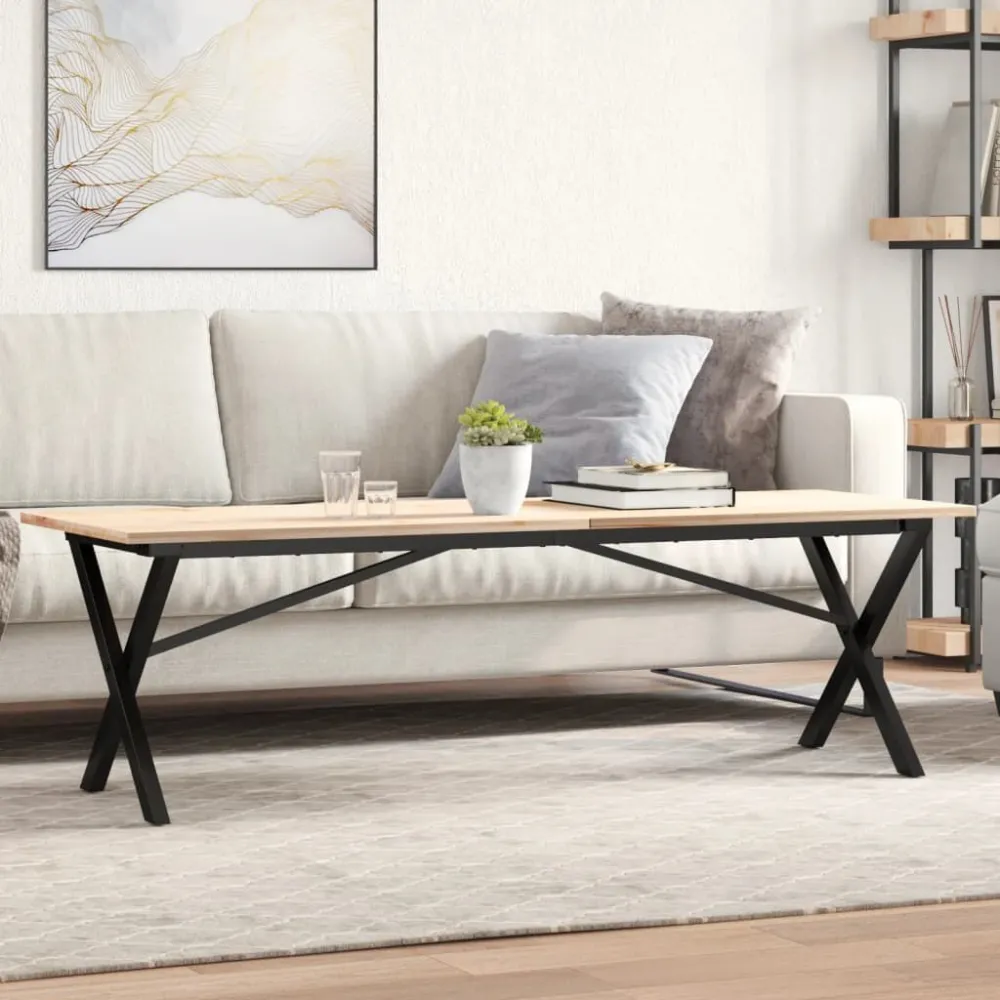 Mesa de Canto para Pernas para mesa de centro estrutura em X ferro fundido